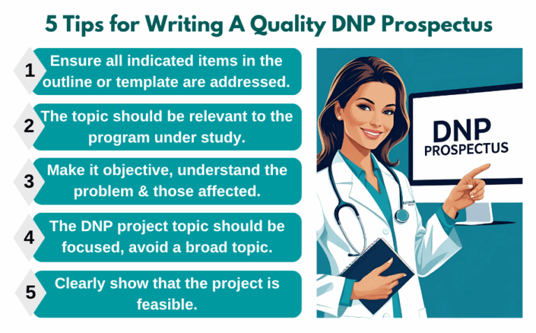 5 Tips for Writing A Quality DNP Prospectus