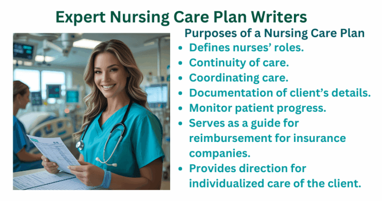 Expert Nursing Care Plan Writers