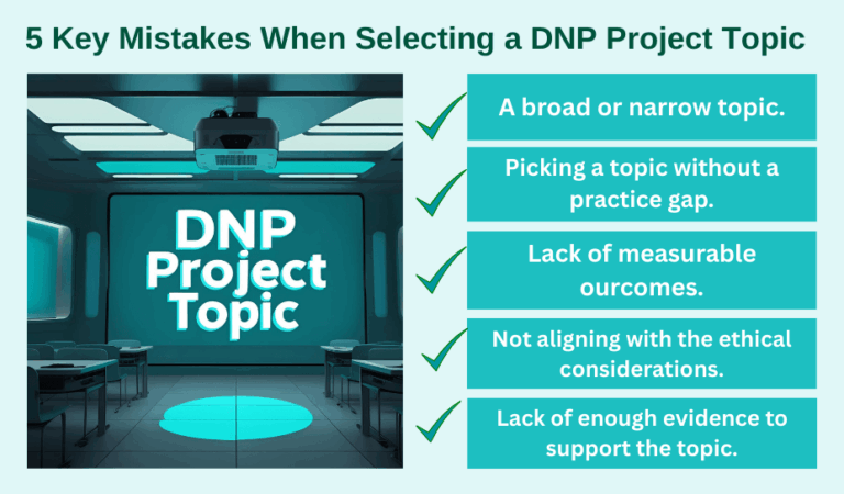 5 Key Mistakes When Selecting a DNP Project Topic