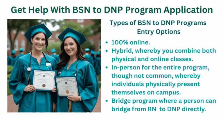 Get Help With BSN to DNP Program Application
